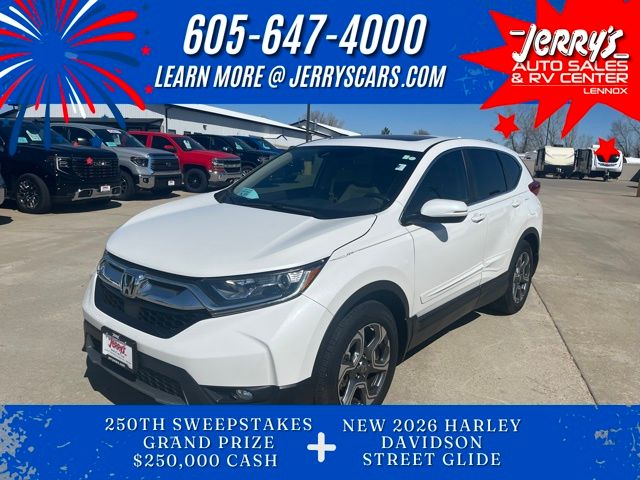 White 2019 Honda CR-V EX-L FWD SUV / Crossover Front-Wheel Drive Continuously Variable Transmission