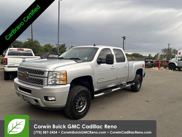 Silver Ice Metallic 2012 Chevrolet Silverado 2500HD Pickup Truck Four-Wheel Drive 6-Speed Automatic