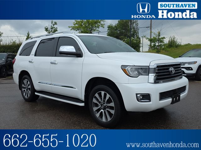 Super White 2020 Toyota Sequoia SUV / Crossover 4X2 6-Speed Automatic