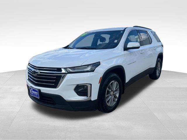 Summit White 2023 Chevrolet Traverse SUV / Crossover Four-Wheel Drive 9-Speed Automatic