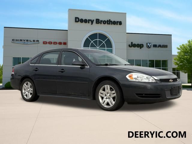 Ashen Gray Metallic 2012 Chevrolet Impala Sedan Front-Wheel Drive 6-Speed Automatic Overdrive