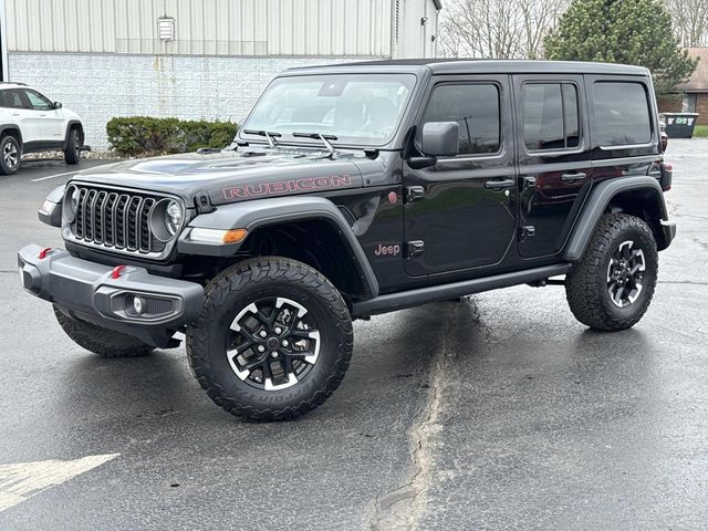 Black Clearcoat 2024 Jeep Wrangler Rubicon 4-Door 4WD SUV / Crossover Four-Wheel Drive 8-Speed Automatic