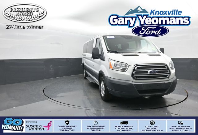 Oxford White 2018 Ford Transit Passenger 350 XLT Low Roof LWB RWD with Sliding Passenger-Side Door Van Rear-Wheel Drive 6-Speed Automatic Overdrive