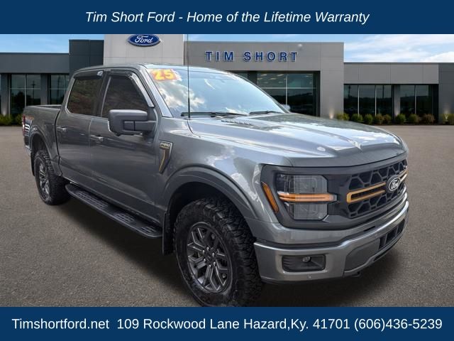 Gray 2025 Ford F-150 Pickup Truck Four-Wheel Drive Automatic
