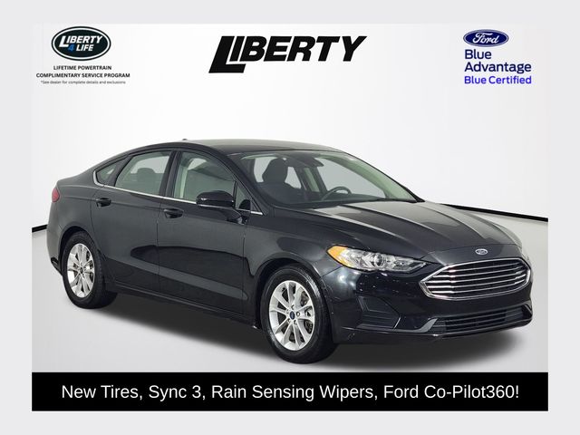 Agate Black Metallic 2020 Ford Fusion Sedan Front-Wheel Drive Automatic