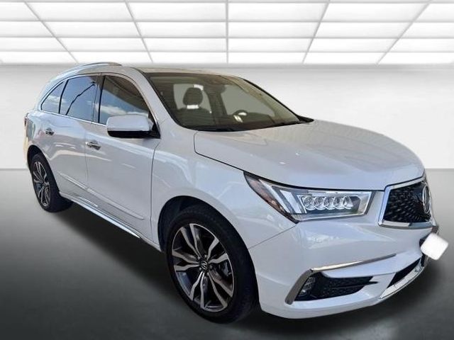 Platinum White Pearl 2020 Acura MDX SH-AWD with Advance Package SUV / Crossover All-Wheel Drive 9-Speed Automatic