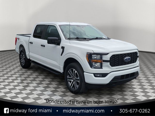 Oxford White 2023 Ford F-150 XL SuperCrew 4WD Pickup Truck Four-Wheel Drive Automatic