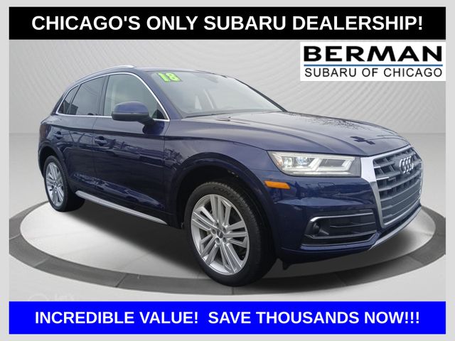 Blue Metallic 2018 Audi Q5 2.0 TFSI quattro Prestige SUV / Crossover All-Wheel Drive 7-Speed Automatic