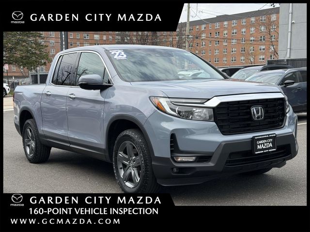 Sonic Gray Pearl 2023 Honda Ridgeline RTL-E AWD Pickup Truck All-Wheel Drive 9-Speed Automatic