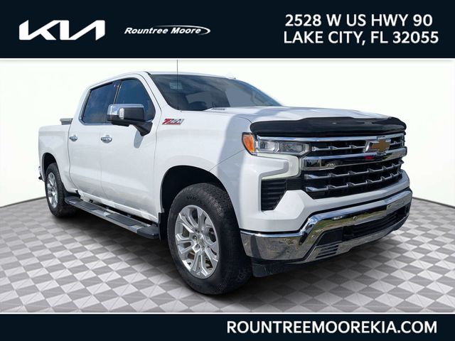 Summit White 2023 Chevrolet Silverado 1500 Pickup Truck Four-Wheel Drive Automatic
