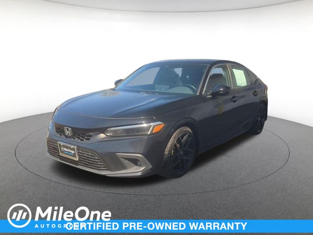 Crystal Black Pearl 2022 Honda Civic Hatchback Sport Touring FWD Hatchback Front-Wheel Drive Continuously Variable Transmission