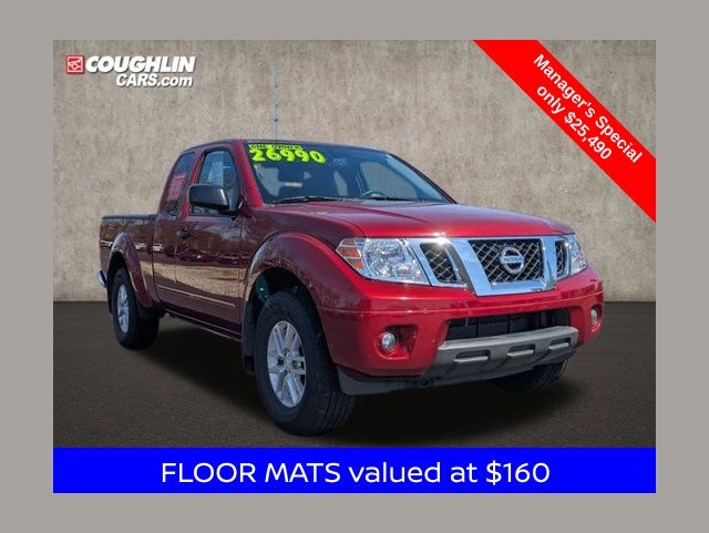 Cayenne Red Metallic 2021 Nissan Frontier SV King Cab 4WD Pickup Truck Four-Wheel Drive 9-Speed Automatic