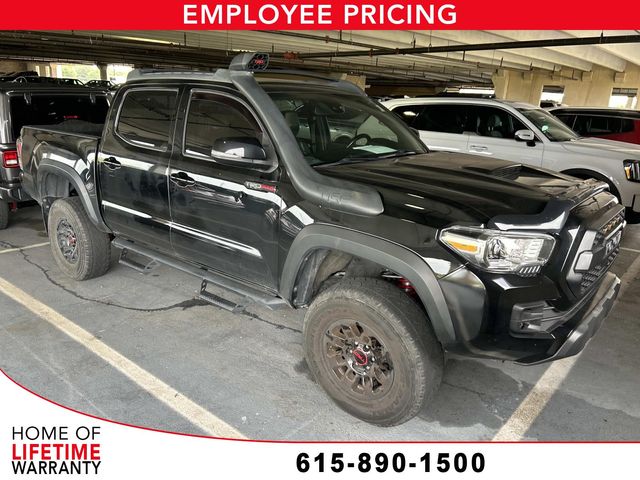 Midnight Black Metallic 2019 Toyota Tacoma Pickup Truck Four-Wheel Drive 6-Speed Manual