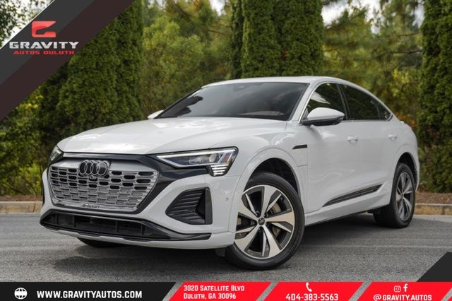 Glacier White 2024 Audi Q8 e-tron Sportback Sedan All-Wheel Drive Automatic