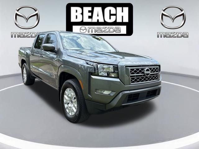 Gray (Gun Metallic) 2023 Nissan Frontier Pickup Truck 4X2 9-Speed Automatic