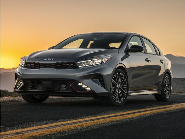Deep Sea Blue 2023 Kia Forte Sedan Front-Wheel Drive Continuously Variable Transmission