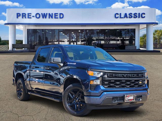 2023 Chevrolet Silverado 1500 Custom Blue at Classic Elite Chevrolet Hwy 6