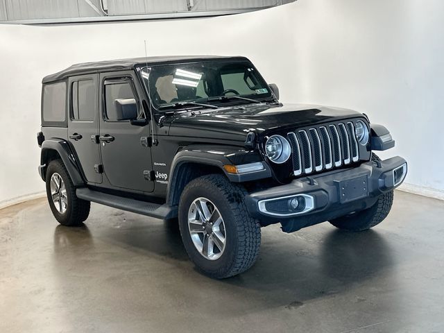 2019 Jeep Wrangler Unlimited Sahara Black at Rochrich Mazda