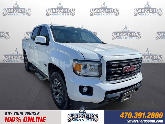 Summit White 2019 GMC Canyon All Terrain Crew Cab 4WD with Cloth Pickup Truck Four-Wheel Drive 8-Speed Automatic