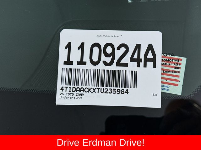 Used 2026 Toyota Camry Sedan