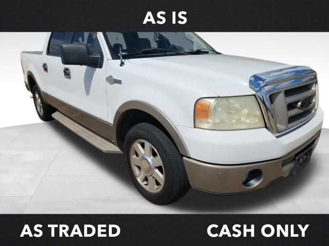 White 2006 Ford F-150 King Ranch SuperCrew Pickup Truck Rear-Wheel Drive 4-Speed Automatic Overdrive