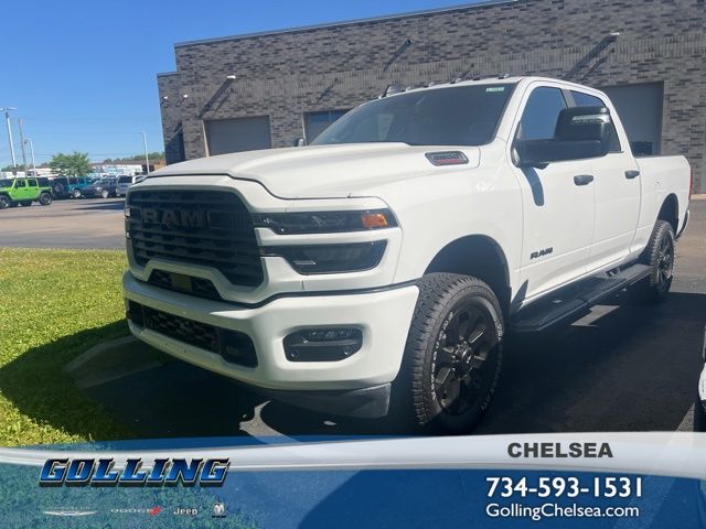 Bright White Clearcoat 2026 RAM 2500 Big Horn Crew Cab 4WD Pickup Truck Four-Wheel Drive 8-Speed Automatic
