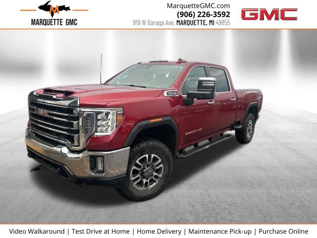 Cayenne Red Tintcoat 2023 GMC Sierra 3500HD SLT Crew Cab 4WD Pickup Truck Four-Wheel Drive 6-Speed Automatic