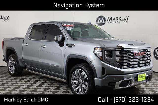Sterling Metallic 2025 GMC Sierra 1500 Denali Crew Cab 4WD Pickup Truck Four-Wheel Drive Automatic