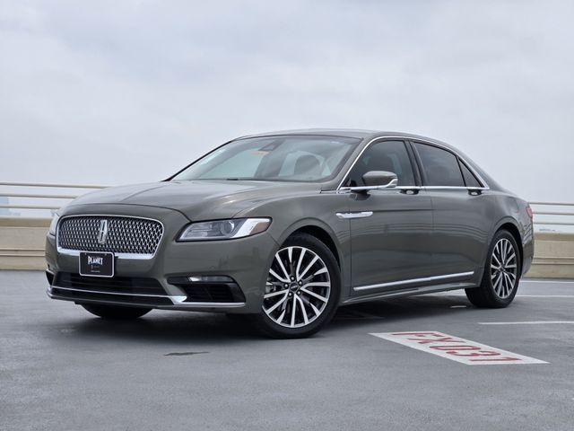 Jade Green Metallic 2017 Lincoln Continental Select AWD Sedan All-Wheel Drive 6-Speed Automatic