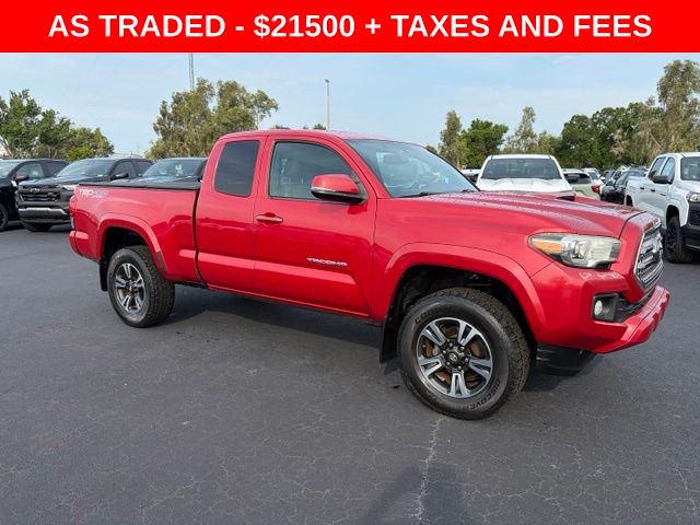 Barcelona Red Metallic 2016 Toyota Tacoma Pickup Truck Four-Wheel Drive 6-Speed Automatic