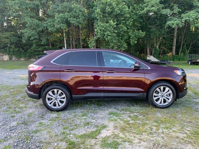 Certified Used 2022 Red Ford Titanium image 10