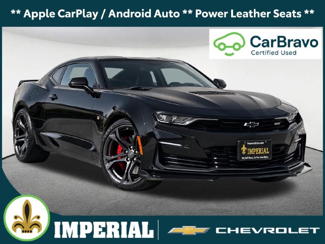 Black 2023 Chevrolet Camaro Coupe Rear-Wheel Drive 6-Speed Manual