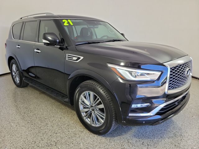 Black Obsidian 2021 INFINITI QX80 SUV / Crossover Rear-Wheel Drive 7-Speed Automatic