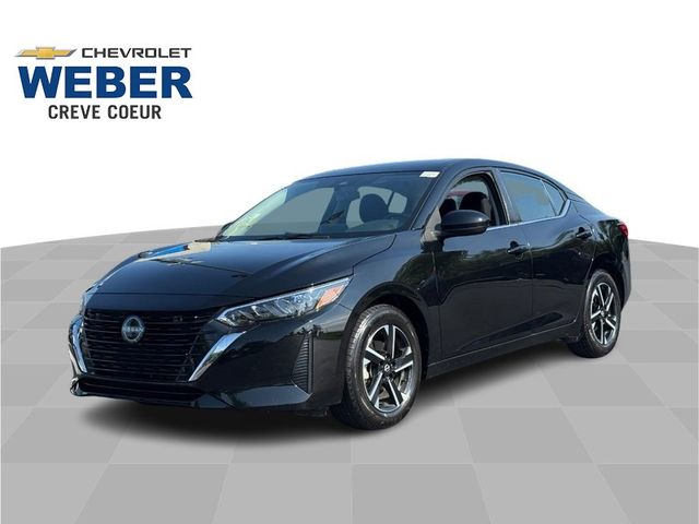 Super Black 2025 Nissan Sentra Sedan Front-Wheel Drive Continuously Variable Transmission