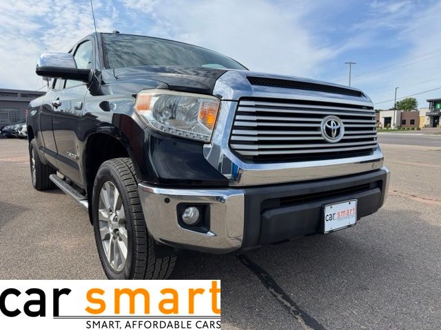 Attitude Black Metallic 2015 Toyota Tundra Pickup Truck Four-Wheel Drive 6-Speed Automatic Overdrive