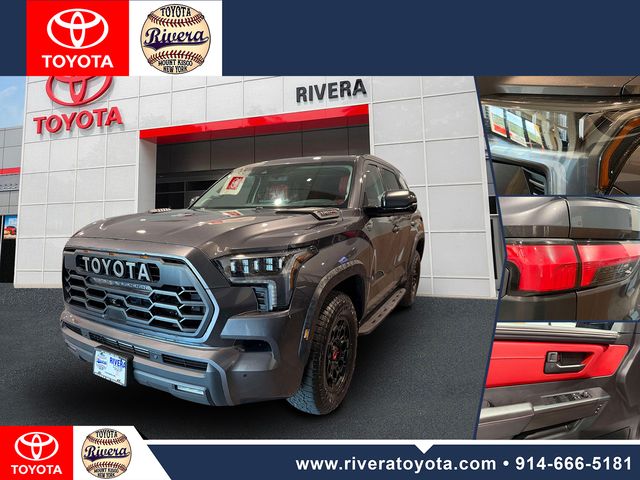 Magnetic Gray Metallic 2023 Toyota Sequoia TRD Pro 4WD SUV / Crossover Four-Wheel Drive Automatic