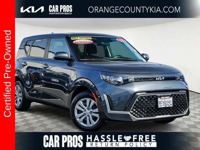 Gravity Gray 2023 Kia Soul LX FWD SUV / Crossover Front-Wheel Drive Continuously Variable Transmission
