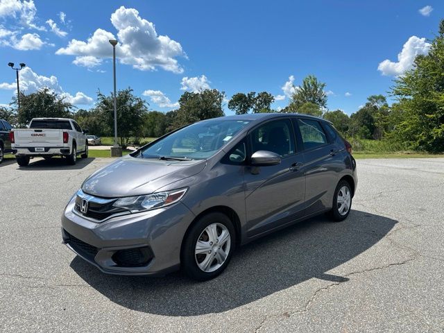 Gray 2019 Honda Fit Hatchback Front-Wheel Drive Continuously Variable Transmission