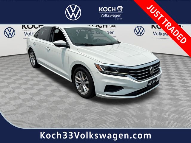 White 2020 Volkswagen Passat Sedan Front-Wheel Drive 6-Speed Automatic
