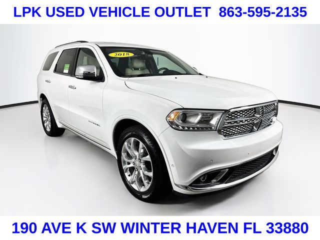 2018 Dodge Durango Blanco (White Knuckle Clearcoat) SUV/Crossover Tracción trasera 8 velocidades Automática