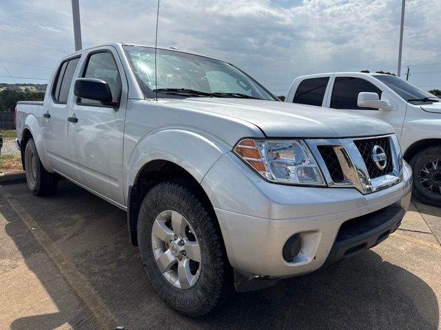 Brilliant Silver Metallic 2012 Nissan Frontier Pickup Truck Four-Wheel Drive 5-Speed Automatic Overdrive