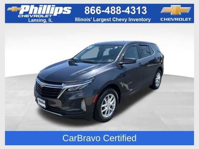 Iron Gray Metallic 2022 Chevrolet Equinox LT FWD with 1LT SUV / Crossover Front-Wheel Drive 6-Speed Automatic Overdrive