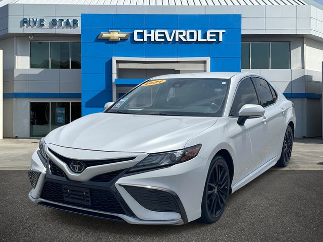 Certified Used 2021 Beige Toyota XSE image 3