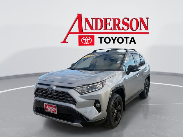 Silver Sky Metallic 2019 Toyota RAV4 Hybrid SUV / Crossover All-Wheel Drive Continuously Variable Transmission