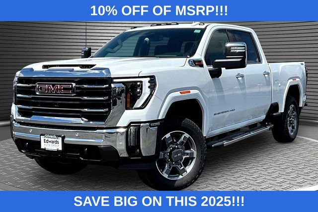 Summit White 2025 GMC Sierra 2500HD Pickup Truck Four-Wheel Drive Automatic