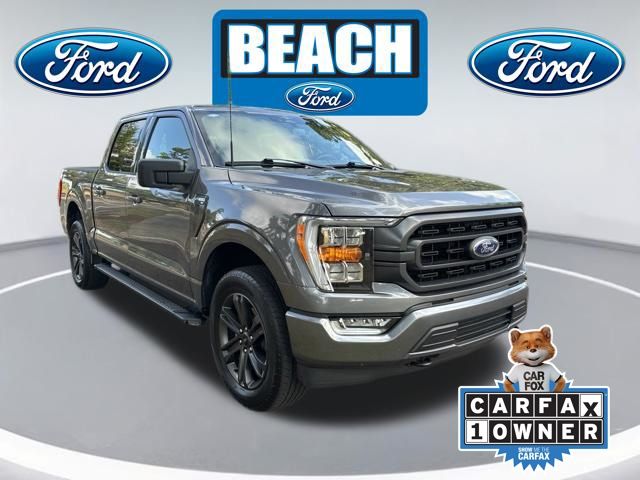 Gray Metallic 2023 Ford F-150 Pickup Truck Four-Wheel Drive Automatic