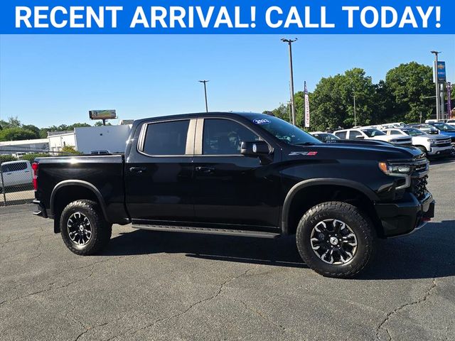 Black 2023 Chevrolet Silverado 1500 ZR2 Crew Cab 4WD Pickup Truck Four-Wheel Drive Automatic