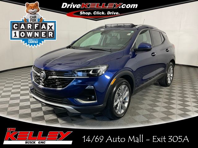 Sapphire Metallic 2023 Buick Encore GX SUV / Crossover Front-Wheel Drive Continuously Variable Transmission