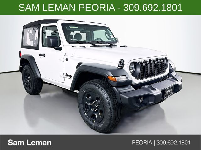 Bright White Clearcoat 2026 Jeep Wrangler Sport 2-Door 4WD SUV / Crossover Four-Wheel Drive 6-Speed Manual