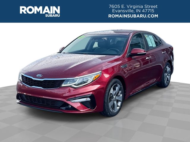 Passion Red 2020 Kia Optima S FWD Sedan Front-Wheel Drive 6-Speed Automatic
